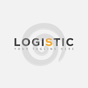 eps10 vector Logistic logo, letter s and arrow combination design template