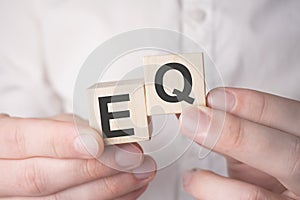 eq concept. Acronym of questions and answers or job of tester or quality engineer photo