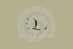 EQL abstract letter logo design