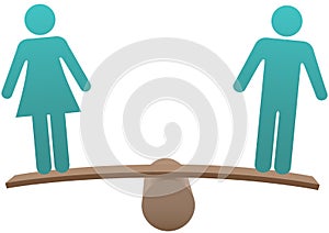 Equal male female sex equality balance