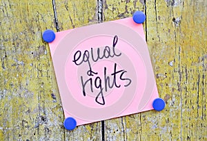 Equal rights