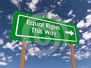 Equal rights this way