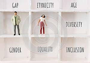 Equality and diversity concept. gender and social issues