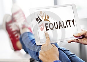 Equality Fairness Fundamental Rights Racist Discrimination Concept photo