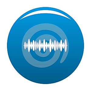 Equalizer design icon blue vector