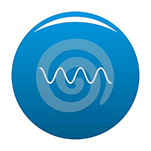 Equalizer electronic icon blue vector