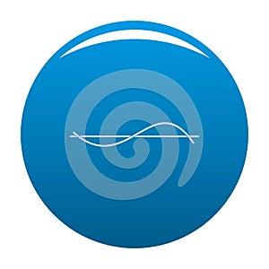Equalizer meter icon blue vector