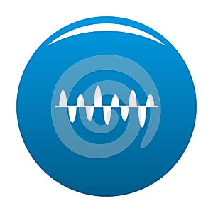 Equalizer play icon blue