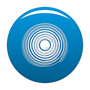 Equalizer radio icon blue