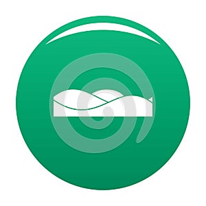 Equalizer sound tune icon vector green