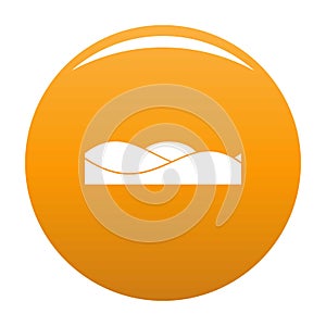 Equalizer sound tune icon vector orange