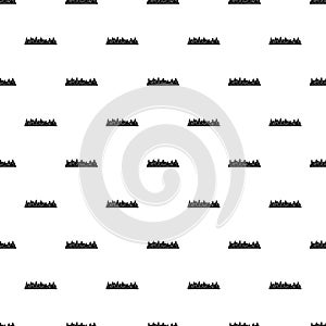 Equalizer sound vibration pattern seamless vector