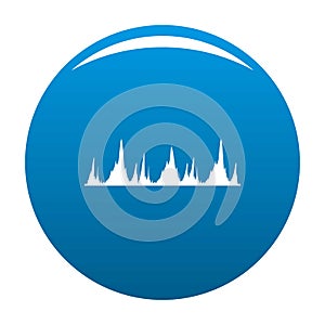 Equalizer technology icon blue