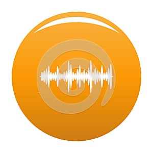 Equalizer tune icon orange