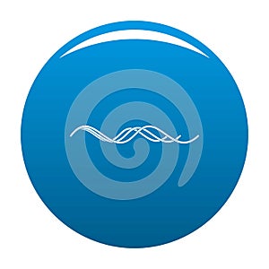 Equalizer wave icon blue vector