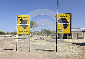 Equator crossing in Kenya