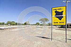 Equator crossing in Kenya