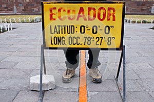 Equator-line photo