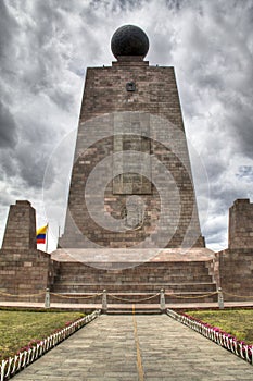 The equator at Mitad del Mundo