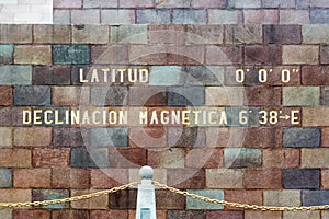Equator Monument Latitude