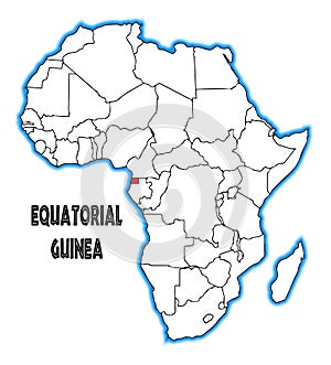 Equatorial Guinea Africa Map
