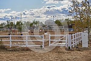 Equestrian center to learn to ride a horse