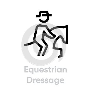 Equestrian Dressage icons