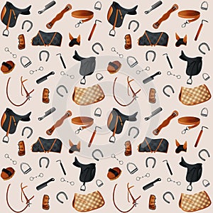 Equestrian equipment seamless