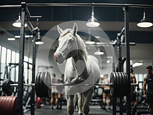 Equestrian Fitness. Generated by AI