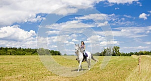 equestrian on horseback photo