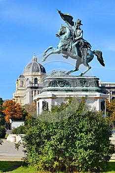 Equestrian monument of Archduke Charles, Vienna photo