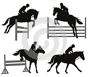 Equestrian sports set