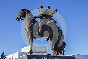 Equestrian statue