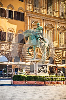 Equestrian statue of Cosimo de 'Medici in Florence