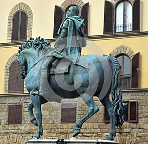 Equestrian statue of Ferdinand I de 'Medici in Florence
