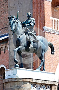 Equestrian statue Gattamelata Donatello, Padua, Italy