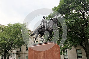 Equestrian statue of John F. Hartranft, Major General in the Union Army, Governor of Pennsylvania in 1873-1879, Harrisburg