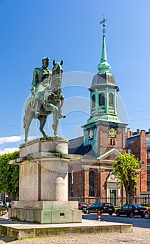 Equestrian Statue of King Christian X in Copenhagen