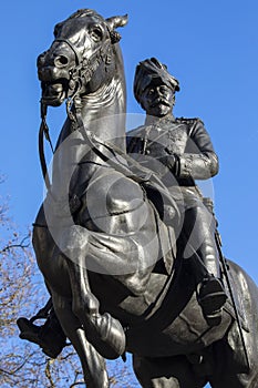 King Edward VII Statue on Pall Mall in London, UK photo