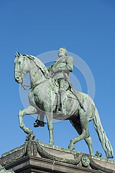 Equestrian statue of King Gustav II Adolf Stockholm