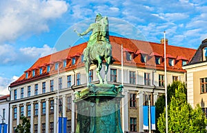 Equestrian statue of King Karl IX in Gothenburg