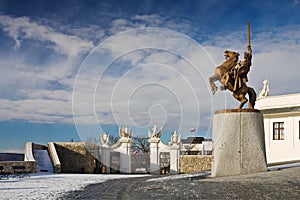 Equestrian statue of King Svatopluk