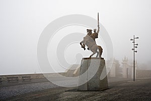 Equestrian statue of King Svatopluk