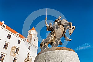 Equestrian Statue of King Svatopluk
