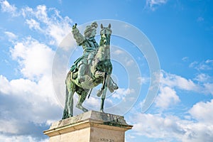 Equestrian statue of Louis XIV in Versailles