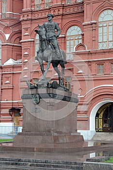 Equestrian statue of Marshal Georgy Zhukov