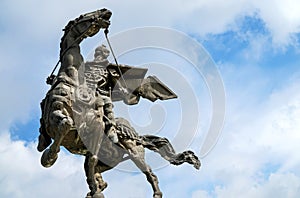 Equestrian statue from Monument of the Asens