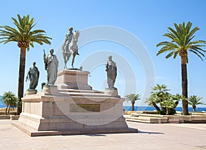 Equestrian statue of Napoleon Bonaparte, Ajaccio, France