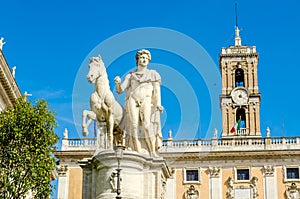 Equestrian statue of Pollux on Capitol, Rome