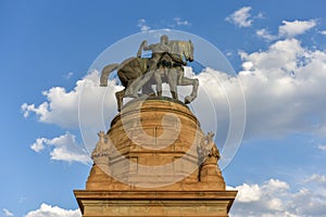 Equestrian statue, Union Buildings, Pretoria, South Africa